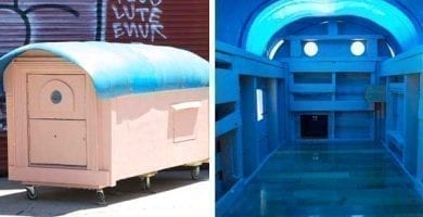 casas con basura para sintecho dest