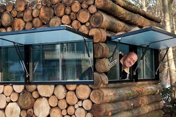 Casa Camuflaje Troncos 10