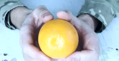 pelar naranja