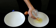 separar huevos