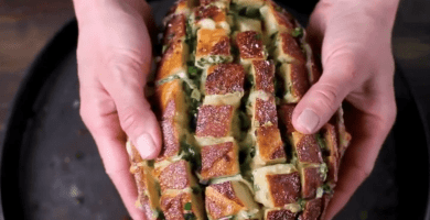 pan relleno destacada