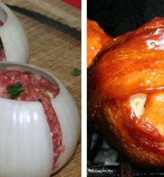 albondigas cebolla bacon