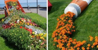 efecto flores regadas destacada