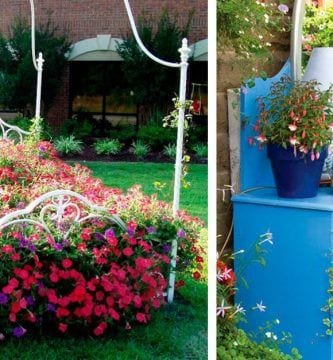 muebles jardin reciclados