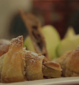 pastel manzana destacada