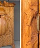 armario madera destacada