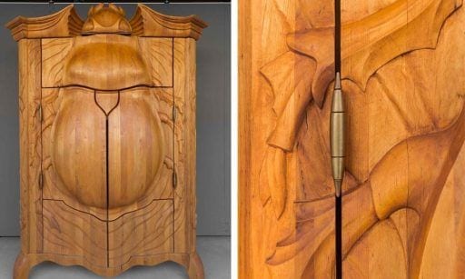 armario madera destacada