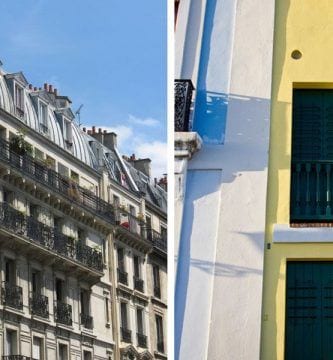 casas estrechas destacada