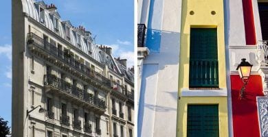 casas estrechas destacada