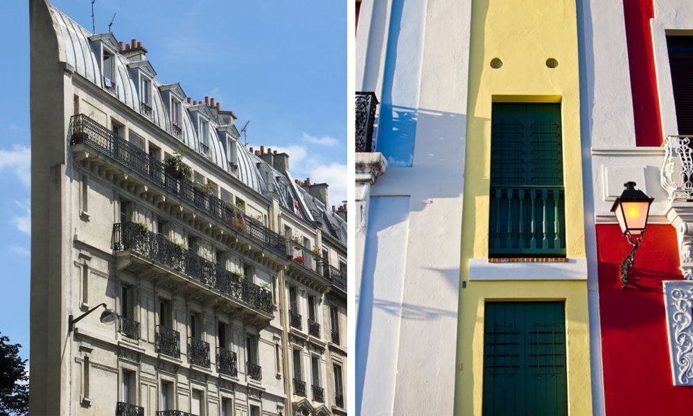 casas estrechas destacada