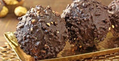 giant ferrero rocher hazelnut mousse cake 31