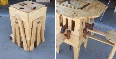 mesa plegable