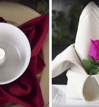 aprende a doblar servilletas