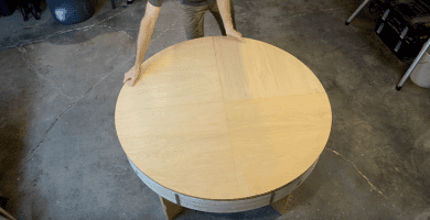 mesa giratoria extensible