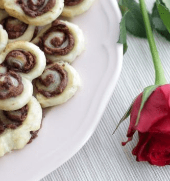 corazones de nutella