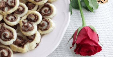corazones de nutella