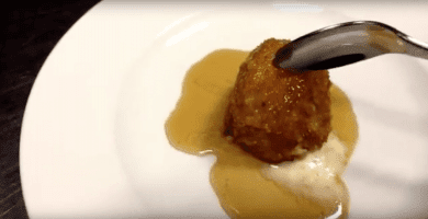 helado frito