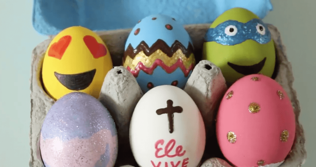 decoración huevos de pascua