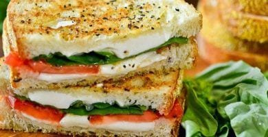 sandwich caprese destacada