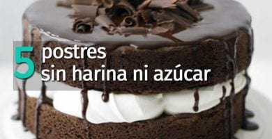 postres sin harina ni azucar destacada