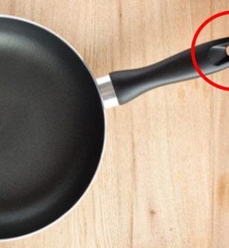 agujero mango cazo destacada