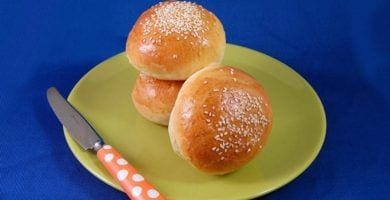 receta pan de hamburguesa destacada