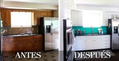 antes y despues cocinas sin obra destacada