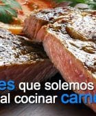 cocinar carne destacada