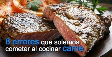 cocinar carne destacada