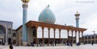 mezquita iran espejos mausoleo