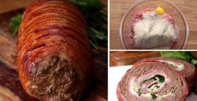 pastel de carne destacada