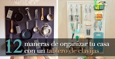 Organizacion pegboard destacada