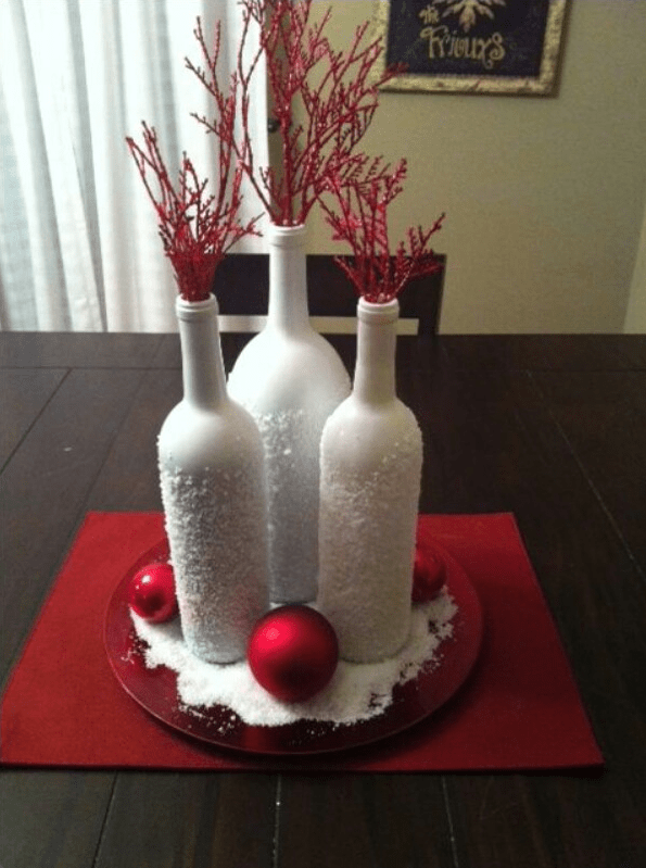 adornar botellas navidad 13