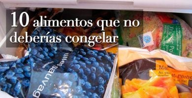 alimentos no debemos congelar destacada