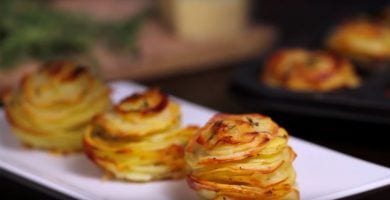 patatas con parmesano
