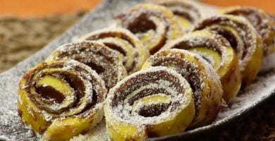 rollitos de nutella