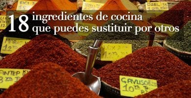 sustitutos de ingredientes destacada
