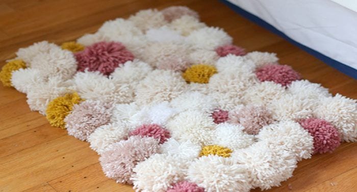 alfombra pompon