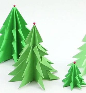 manualidad arbol navidad