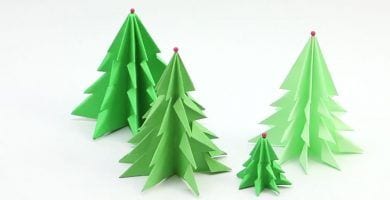 manualidad arbol navidad