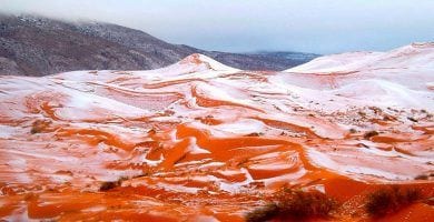 nieve en el sahara destacada