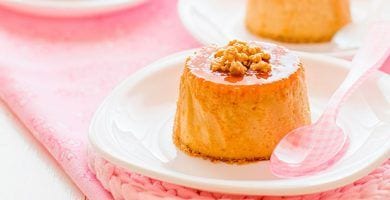 receta flan de turron destacada