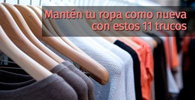 trucos mantenimiento ropa destacada