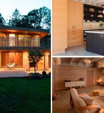 casa de madera destacada