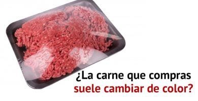 color de la carne destacada