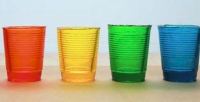vasos de gelatina