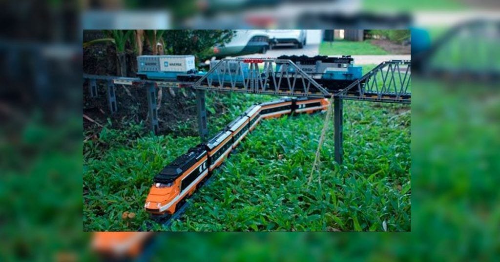 vias tren lego