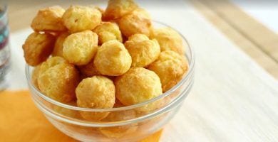 aperitivo bolitas de queso