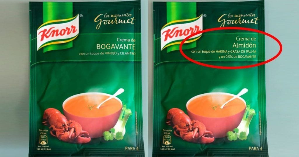 empaquetado alimentos destacada