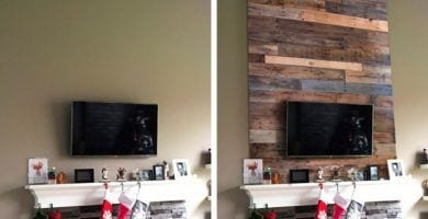 decorar pared con pales